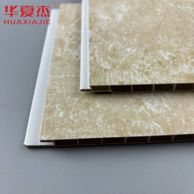 Le meilleur vendeur de marbre jaune Pvc panneau mural imperméable à l'eau Pvc feuille de marbre Installez facilement la décoration