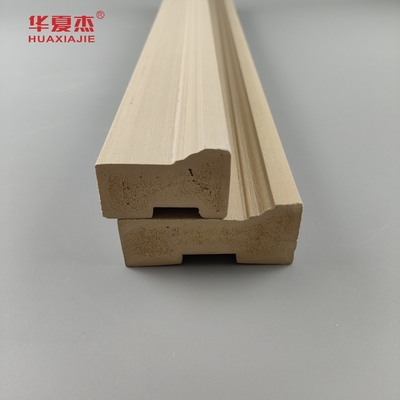 Coût Prix 50 mm 76 mm Wpc Brique moulée Wpc Cadre de porte Grains de bois Décoration extérieure