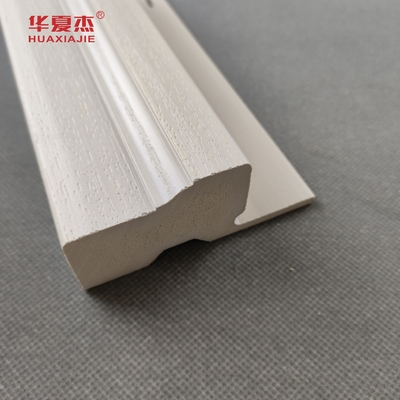 Cadre de porte Wpc intérieur Blanc ou en bois Grains de surface Wpc moulage