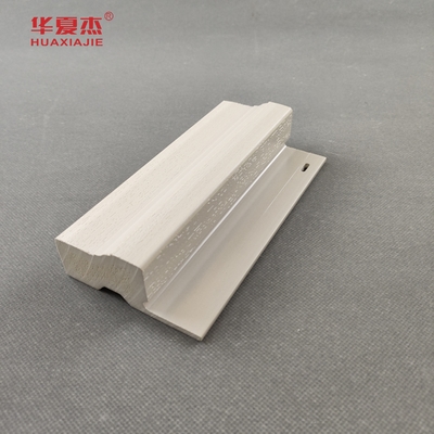 Cadre de porte Wpc intérieur Blanc ou en bois Grains de surface Wpc moulage