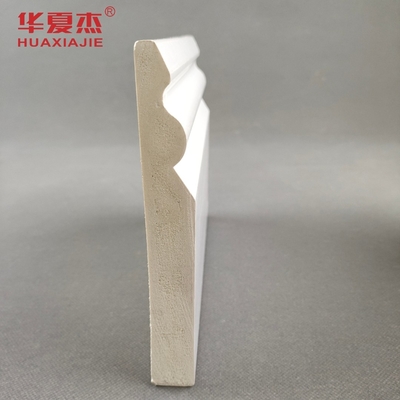 150x20mm Pvc Board Trim White Design Pvc Skirting Pvc Baseboard Décoration intérieure