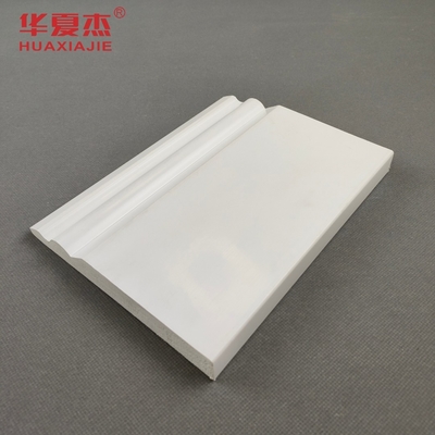 150x20mm Pvc Board Trim White Design Pvc Skirting Pvc Baseboard Décoration intérieure