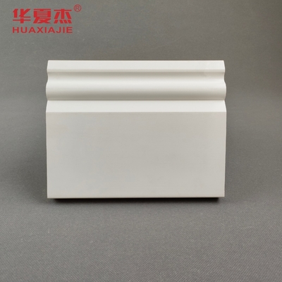 150x20mm Pvc Board Trim White Design Pvc Skirting Pvc Baseboard Décoration intérieure
