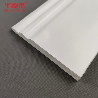 150x20mm Pvc Board Trim White Design Pvc Skirting Pvc Baseboard Décoration intérieure