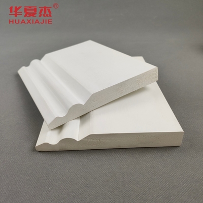 150x20mm Pvc Board Trim White Design Pvc Skirting Pvc Baseboard Décoration intérieure