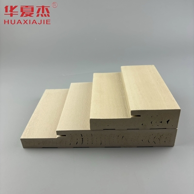 4.22kg/m Jambe de porte en WPC en grain de bois Conception pour des cadres de porte durables