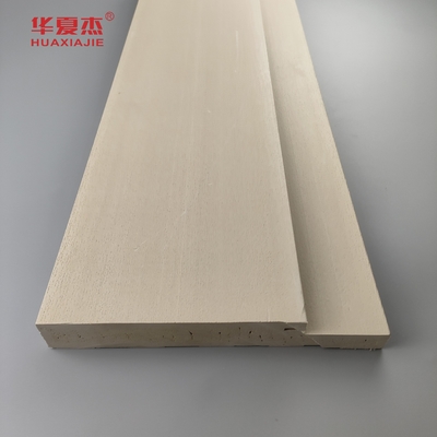 4.22kg/m Jambe de porte en WPC en grain de bois Conception pour des cadres de porte durables