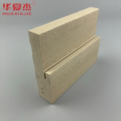 Cadre de porte en bois plastique composite en WPC en forme carrée pour le remplacement de la porte