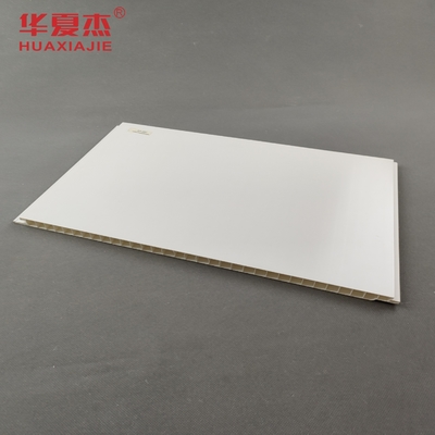 Panneaux muraux en PVC blanc résistant à l'humidité de 250 mm de largeur pour un projet de rénovation domiciliaire