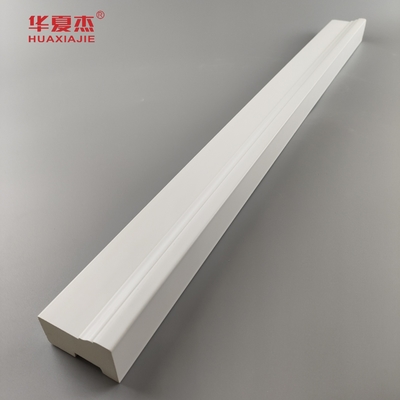 12 pieds de longueur PVC bord de garniture avec finition de surface de grains de bois et résistance aux UV