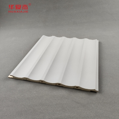Décoration d'intérieur Panneau mural gris Wpc bois plastique composite Matériau durable