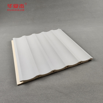 Décoration d'intérieur Panneau mural gris Wpc bois plastique composite Matériau durable