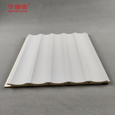 Décoration d'intérieur Panneau mural gris Wpc bois plastique composite Matériau durable