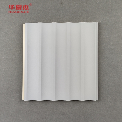Décoration d'intérieur Panneau mural gris Wpc bois plastique composite Matériau durable
