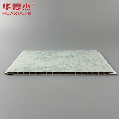Panneaux en PVC de salle de bain en marbre vert étanche 8 mm d'épaisseur pour la décoration intérieure