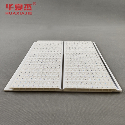 Ligne moyenne panneaux de plafond d'argent de cannelure de PVC