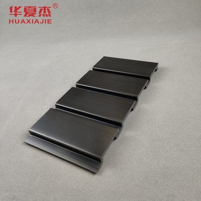 Panneaux de lambris PVC noir brillant pour intérieur de maison Panneau de garage en PVC