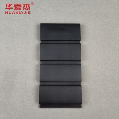 Panneaux de lambris PVC noir brillant pour intérieur de maison Panneau de garage en PVC