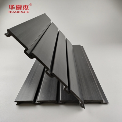 Panneaux de lambris PVC noir brillant pour intérieur de maison Panneau de garage en PVC