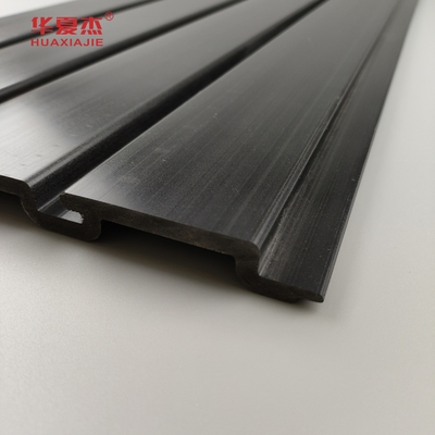 Panneaux de lambris PVC noir brillant pour intérieur de maison Panneau de garage en PVC