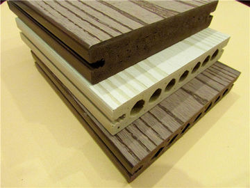 Bon prix Deckings solides irritants gravants en refief de plastique de PVC de Decking composé de WPC en ligne