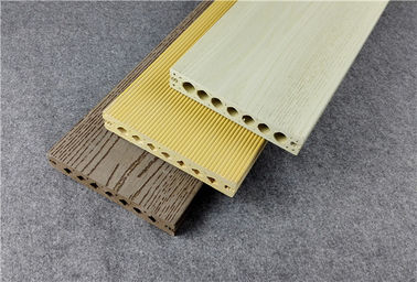 Bon prix Résistance au feu élevée de Decking en bois composé colorable beige de WPC en ligne