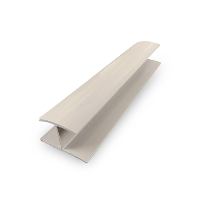 PVC Connetive Grey Slatwall Panel Decorative noir blanc de moulage de vinyle