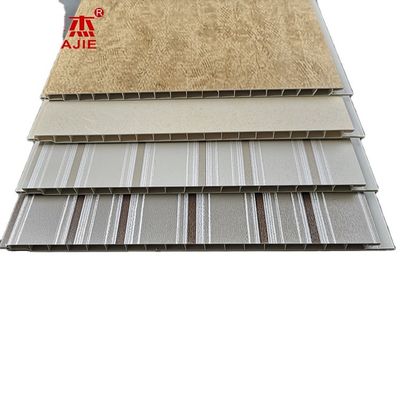 Le PVC à la maison de revêtement de mur de salle de bains de décoration lambrisse facile installent