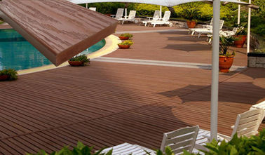 Bon prix Decking composé du plancher WPC avec la poudre de PVC de 70% et la poudre en bambou de 30% en ligne