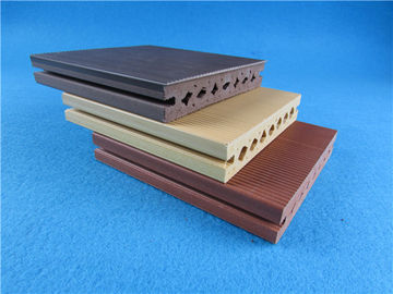 Bon prix Les anti biens UV ont enveloppé le Decking composé en plastique en bois/plancher de WPC en ligne