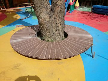 Bon prix Profils en plastique machinés de plancher de Decking composé en bois de la plate-forme WPC en ligne