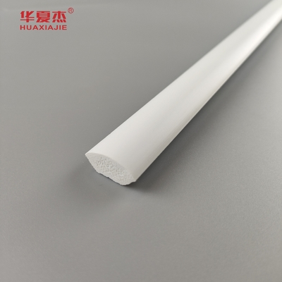Bon prix étanches 5/8 x 5/8 quart rondes intérieur planches de garniture en pvc de haute qualité moulage en ligne