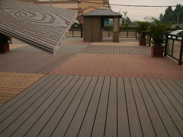 Bon prix Decking UV écologique de composé de la preuve WPC de Decking en plastique en bois solide en ligne