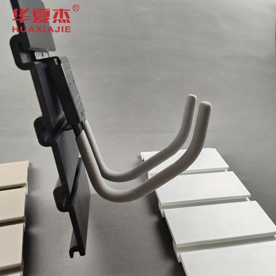 Bon prix Panneaux muraux de rangement en PVC gris 4 pouces SlatWall PVC GARAGE PANEL en ligne