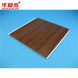 Bon prix Panneaux de plafond en bois foncés de garage de PVC de modèle pour le GV de décoration intérieure en ligne