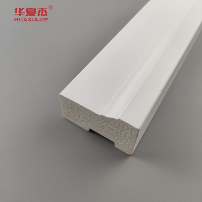 qualité Prix de coût wpc Brickmold 2' grains de bois cadre de porte en pvc moulage résistant à l'eau décor maison/bureau Usine