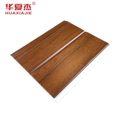 Bon prix Panneau mural en PVC imperméable avec finition grain de bois et longueur personnalisée pour la décoration intérieure en ligne