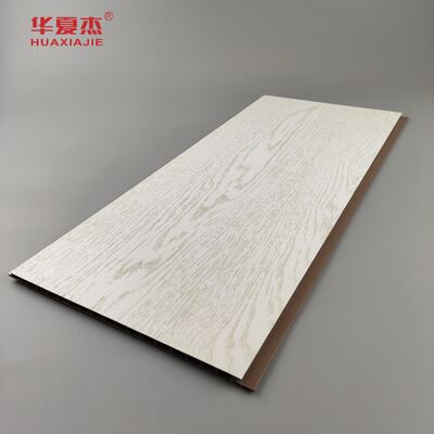 Bon prix Panneau mural en PVC à grains de bois blancs de 250 mm x 8 mm Antiseptique pour la décoration de bâtiments en ligne