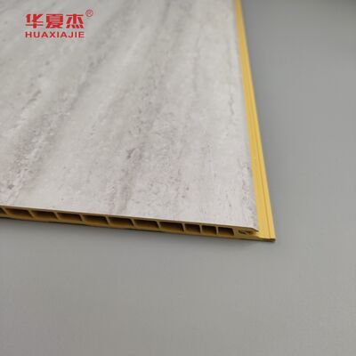Qualité Panneau mural WPC imperméable laminé, enveloppé de PVC écologique pour revêtement mural intérieur Usine