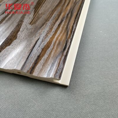 Bon prix Panneau mural WPC moderne à surface laminée, revêtement mural composite bois-plastique écologique et imperméable en ligne