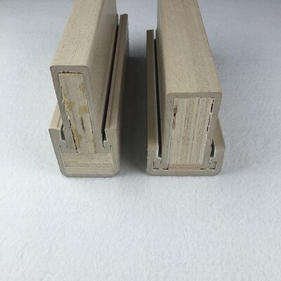Bon prix Cadre de porte en WPC imperméable à l'eau avec motif de grains de bois pour une installation facile dans les applications intérieures et extérieures En ligne