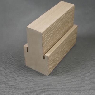 Bon prix Cadre de porte en WPC imperméable à l'eau avec motif de grains de bois et surface texturée lisse pour une durabilité accrue En ligne