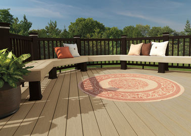 Bon prix Decking composé imperméable du chêne WPC recyclable avec des plate-formes de coextrusion en ligne