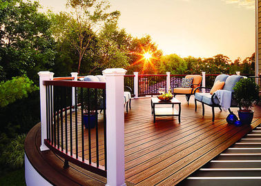 Bon prix Plancher composé fort de Decking de lumière de Decking du plancher extérieur WPC en ligne