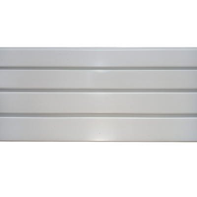 PVC Slatwall lambrisse l'affichage de mur blanc de Grey Black Color For Garage 4ft 8ft