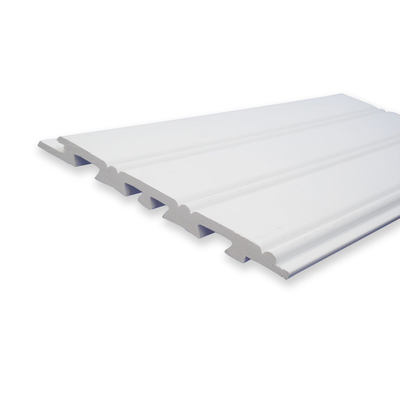 Bon prix UV protégez la taille blanche 5.4inch X 0.4inch de parquet de vinyle de panneau de revêtement de PVC en ligne